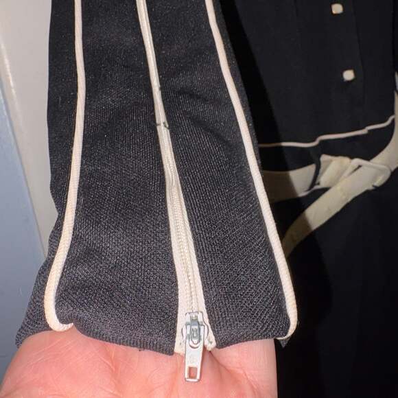 Vintage Western Jumpsuit  w/belt- Black sz 11-12, - Picture 3 of 8